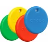 Chipolo POP 4 rinkinys sekimo žymos, skirtos Apple Find My (raudona, mėlyna, geltona, žalia)