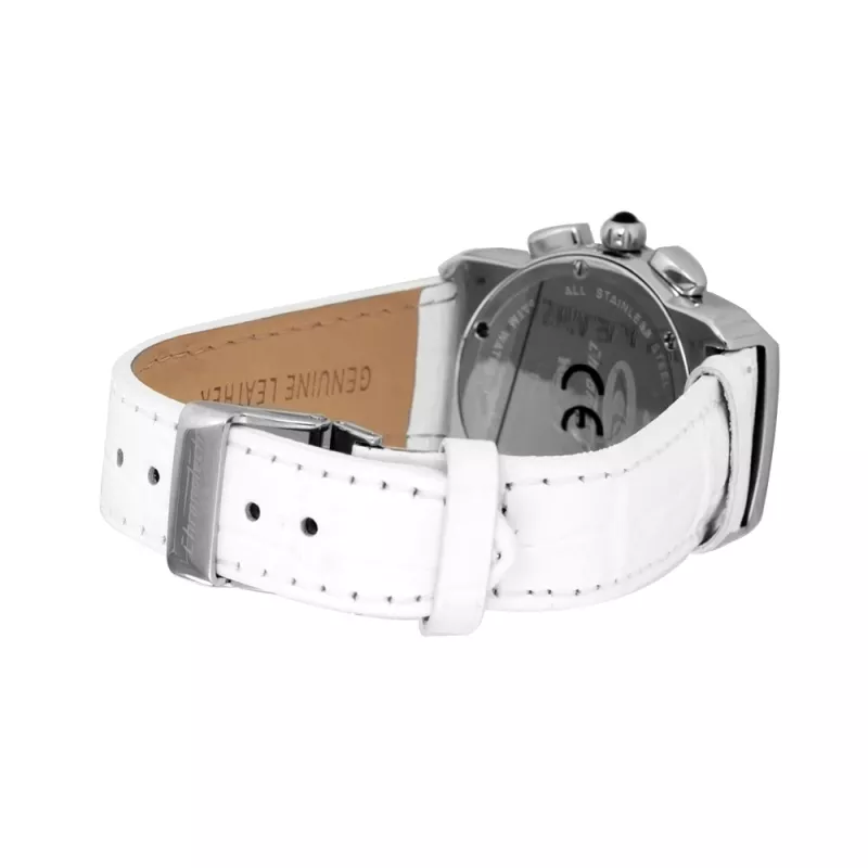 CHRONOTECH CT7280M-06 Vyriškas laikrodis su analoginiu kvarciniu mechanizmu, 38 mm nerūdijančio plieno korpusas, juodas ciferblatas, odinis dirželis