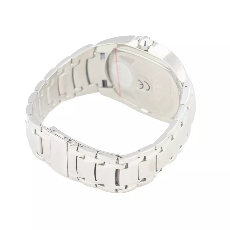 CHRONOTECH MAN CT7988M-65M Analoginis Kvarcinis Laikrodis 41mm Nerūdijantis Plienas Juodas Ciferblatas Sidabrinė Milanezė Apyrankė