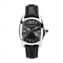 CHRONOTECH Women's Quartz Analog Watch CT7107L02 - 30mm Stainless Steel Case, White Dial, White Leather Strap