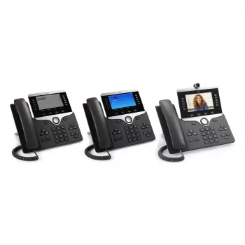 Cisco IP Phone 8851 – anglies spalvos VoIP stalinis telefonas su SIP, Gigabit Ethernet, Bluetooth ir PoE