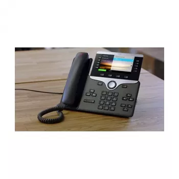 Cisco IP Phone 8851 – anglies spalvos VoIP stalinis telefonas su SIP, Gigabit Ethernet, Bluetooth ir PoE