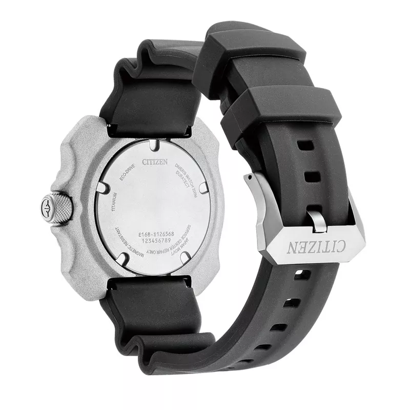 CITIZEN Eco-Drive Diver's Watch BN0220-16E 46,5mm Black Ion-Plated Stainless Steel