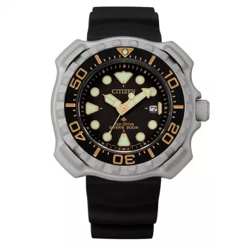 CITIZEN Eco-Drive Diver's Watch BN0220-16E 46,5mm Black Ion-Plated Stainless Steel