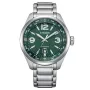 CITIZEN Eco-Drive Vyriškas Laikrodis AW1830-88X 42,6mm Nerūdijantis Plienas Žalias Ciferblatas