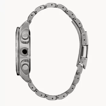CITIZEN Vyriškas Eco-Drive Chronografinis Nerūdijančio Plieno Laikrodis CA4540-54A 43mm