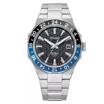 CITIZEN NB6031-56E Automatinis nardymo laikrodis 41mm Super Titanium juodu ciferblatu