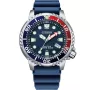 Citizen Promaster Diver Eco-Drive vyriškas laikrodis BN0168-06L, 44 mm, mėlynas ciferblatas, mėlynas poliuretano dirželis