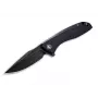 Civivi C801H Baklash sulankstomas peilis 9Cr18MoV G10 visiškai juodas