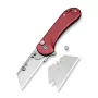 CIVIVI Elementum Utility Knife Aluminum Burgundy Nitro-V