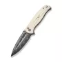 CIVIVI Incindie Damascus G10 Ivory Folding Knife