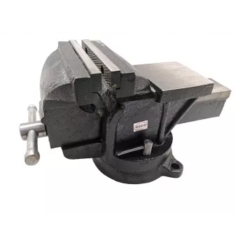 Clamp with Anvil VG135 100 mm stalinis spaustuvas su 360° sukamuoju pagrindu