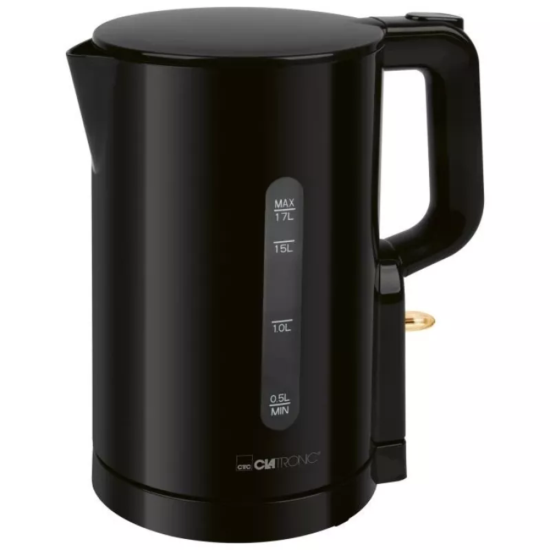 Clatronic WK 3835 Belaidis Elektrinis Virdulys 1,7 L 2200 W Juodas Plastikas