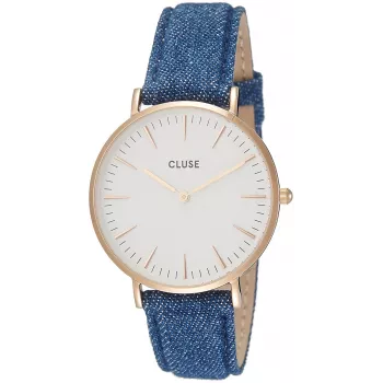 CLUSE La Bohème Quartz Watch 38mm Stainless Steel Gold Mesh