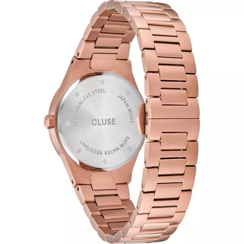CLUSE Minuit Moteriškas Laikrodis 33 mm Rožinis Auksas Nerūdijantis Plienas Tinklelis