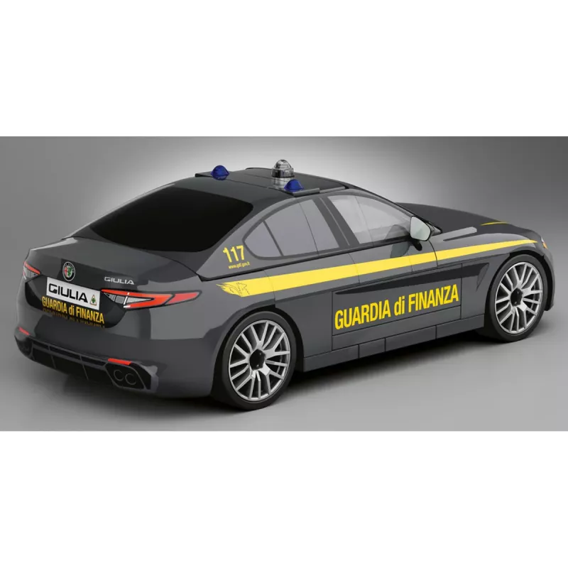Cobi statybinis blokelių modelis Alfa Romeo Giulia Quadrifoglio Guardia di Finanza 1:35