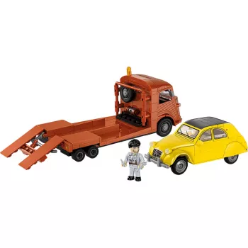 COBI Citroen Type H Automobilių Vežėjas ir 2CV Type AZ (Mastelis 1:35)