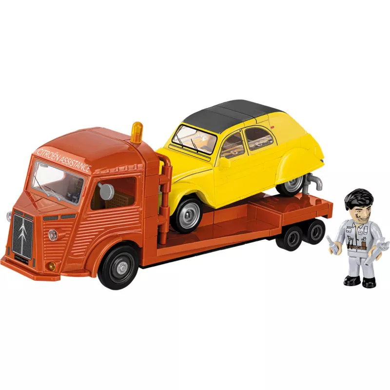 COBI Citroen Type H Automobilių Vežėjas ir 2CV Type AZ (Mastelis 1:35)
