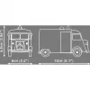 COBI Citroen Type H Police Building Blocks rinkinys (1:35 mastelis)