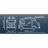COBI Citroen Type H Pompiers (1:35 Scale) Plastikinis Modelio Rinkinys
