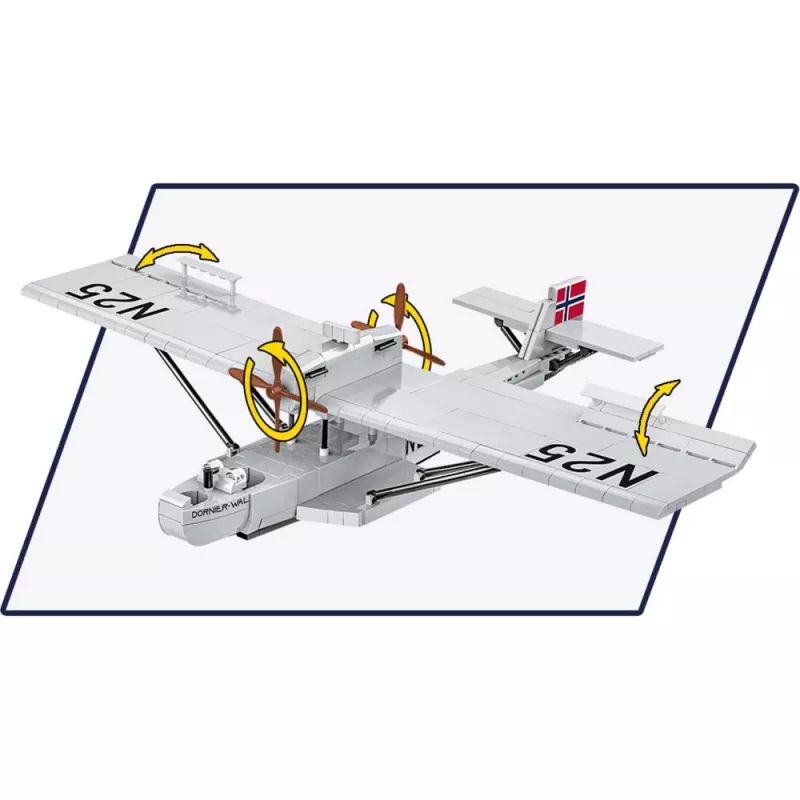 COBI Dornier Do J Wal Amundsen 1:72 Plastikinis Modelio Rinkinys