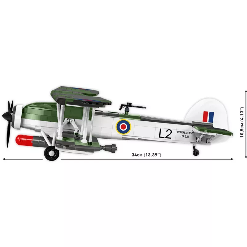 COBI Fairey Swordfish 1:72 Plastiko Modelio Rinkinys