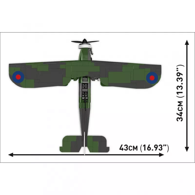 COBI Fairey Swordfish 1:72 Plastiko Modelio Rinkinys