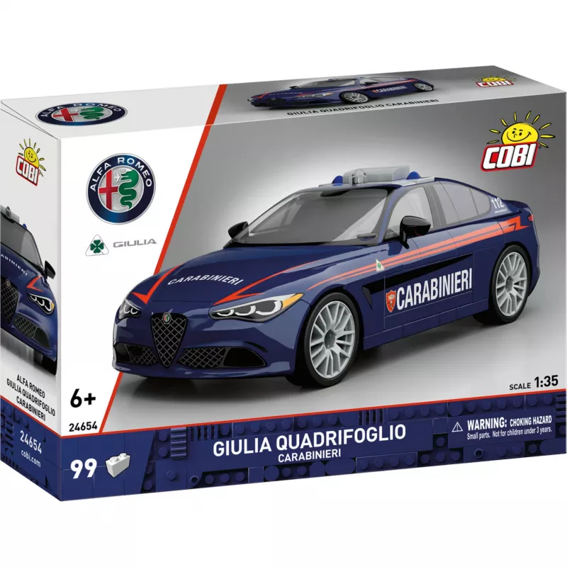 Cobi Giulia Quadrifoglio Carabinieri Statybiniai Blokeliai 1:35