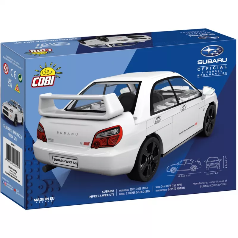 COBI Subaru Impreza WRX STI 1:35 – konstruktorius