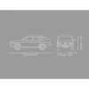 COBI Volkswagen Passat B1 žalias konstruktorius, mastelis 1:35