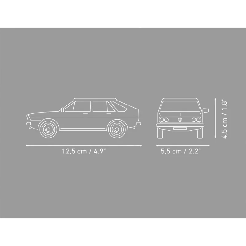 COBI Volkswagen Passat B1 žalias konstruktorius, mastelis 1:35