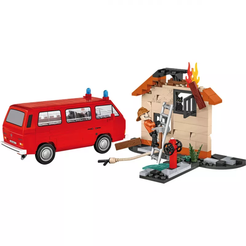 COBI Volkswagen T3 Feuerwehr – ugniagesių konstruktorius