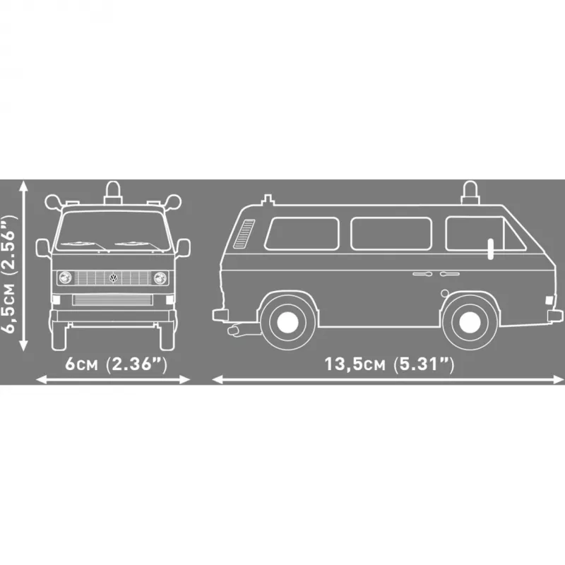 COBI Volkswagen T3 policija 1:35