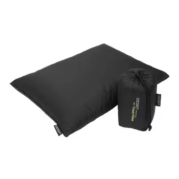 COCOON Down Pillow DP3 – Premium žąsų pūkų kelioninė pagalvė, pilka, 700+ Fill Power, itin lengva ir kompaktiška
