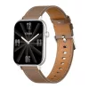 COLMI C28 Smartwatch – sidabrinis + rudos odos dirželis