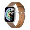 COLMI C28 Smartwatch – sidabrinis + rudos odos dirželis