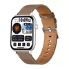 COLMI C28 Smartwatch – sidabrinis + rudos odos dirželis