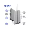 Conceptronic DONN34G 10-in-1 USB 3.2 Gen 2 MST dokas, 4K60Hz HDMI, 8K30Hz DisplayPort, GbE, USB-C 10Gbps x 3, USB-A 480Mbps x 2, Audio, 100W USB PD