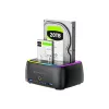 Conceptronic DONN36B 2-jų diskų SATA HDD/SSD dokų stotelė, USB 3.0, 2x USB-A, juoda