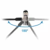 Conceptronic NBT Nano-Lock Dual nešiojamojo kompiuterio spyna su kodu, 4 skaitmenų, 1.8 m plieninis trosas, juoda/sidabrinė