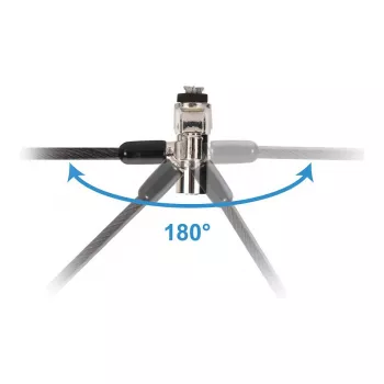Conceptronic NBT nešiojamojo kompiuterio kombinacinis spynos užraktas Nano Security Slot 1,8 m