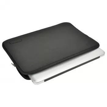 Conceptronic OBRIX02B neopreninis ir poliesterinis dėklas nešiojamam kompiuteriui 14,1 colio, juodos spalvos