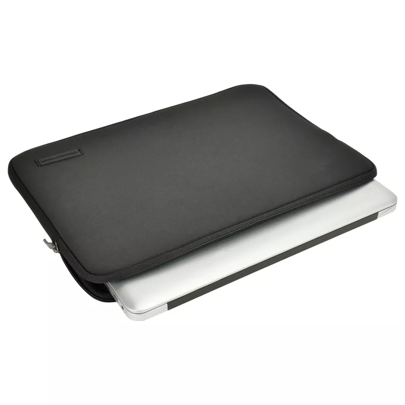 Conceptronic OBRIX02B neopreninis ir poliesterinis dėklas nešiojamam kompiuteriui 14,1 colio, juodos spalvos