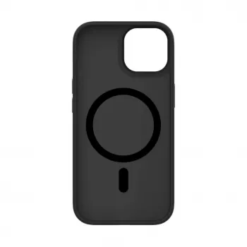 Connect Apple iPhone 15 hibridinis dėklas su magnetu, PC+TPU, juodas