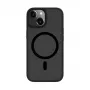 Connect Apple iPhone 15 hibridinis dėklas su magnetu, PC+TPU, juodas