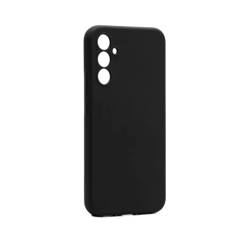 Connect Samsung Galaxy A54 Premium kokybės minkšto prisilietimo silikoninis dėklas juodas
