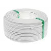 CONOTECH NS100 Trishield koaksialinis kabelis 1m baltas 75 omų triguba ekranuote