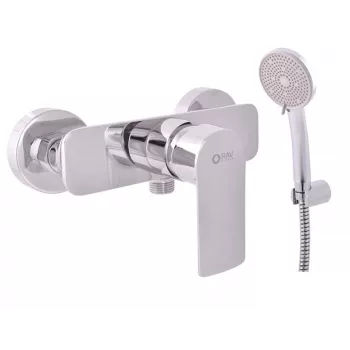 CONTIPRO dušo maišytuvas DVT481.5/1 chromuotas, sieninis, vienos svirties, žalvarinis, su keramine kasetė, G 1/2 inch išvadas, 150 mm atstumas tarp įvadų