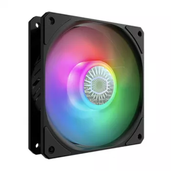 Cooler Master MasterFan MF120 Lite ARGB 120mm PWM Case Fan, 650-1750 RPM, 47.2 CFM, Black
