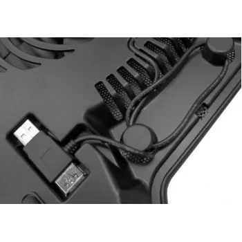 Cooler Master NotePal X-Slim R9-NBC-XSLI-GP 160mm USB nešiojamojo kompiuterio aušinimo padas, juodas